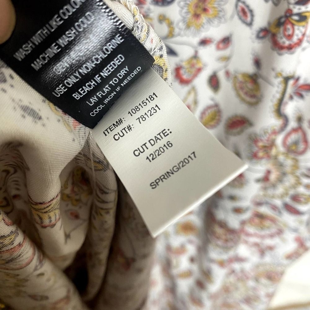 Torrid Floral Paisley Ruffle Neck Challis Midi Tank Dress Multicolor Size 4X - Picture 15 of 16